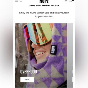 Nope hood and overhood adult and kid